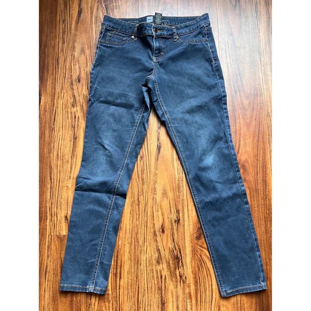 Mossimo Premium Denim Leggings Women Size 12 Blue Excellent Skinny Jeans SEO